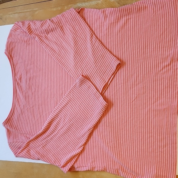 Talbots Pink Ribbed Long Sleeve Tee - Picture 7 of 7